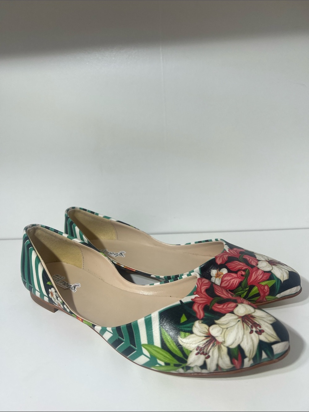 Neefs Floral Ballet Flats Size 40 (US 9.5/10)